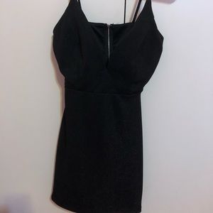 Sparkly black dress